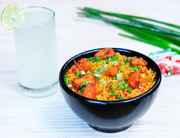 Mexican gobi manchurian rice ( free lemonde juice - 300 ml )