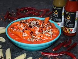 Jain italian cheese red pasta