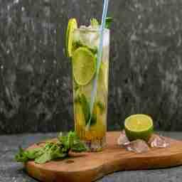 Fresh lime soda juice