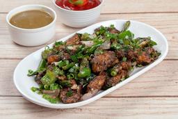 Baby corn pepper dry