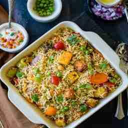 Paneer biryani