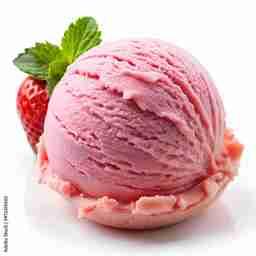 Strawberry ice cream