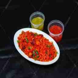 Schezwan beef fried rice