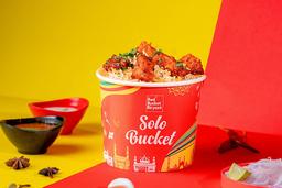 Chicken 65 biryani [solo bucket]