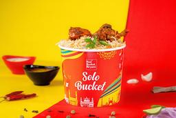 Chicken fry biryani [solo bucket]