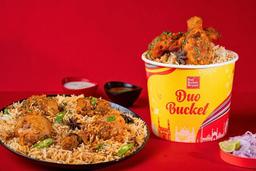 Chicken dum biryani [duo bucket]