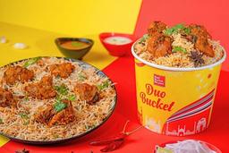 Chicken fry biryani [duo bucket]