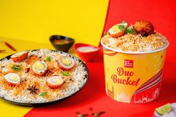 Egg biryani [duo bucket]