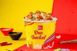 Mushroom biryani[duo bucket]