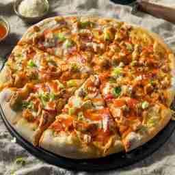 Tandoori chicken pizza