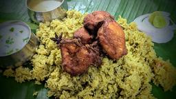 Chicken kabab biryani (pulav)
