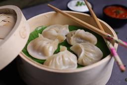 Chicken cheese steamed momo