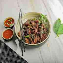 Chilli basil babycorn