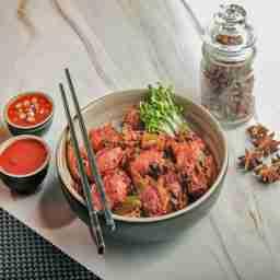 Kung pao prawns