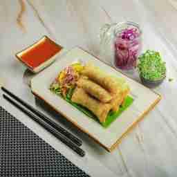 Chicken dragon rolls