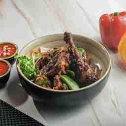 Roasted chilli chicken dry [with bone]