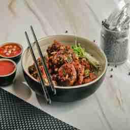 Hot pepper prawns