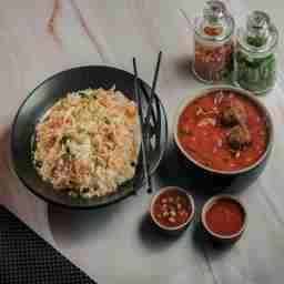 Veg dragon special fried rice
