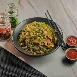 Chicken lee fu fried rice