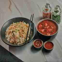 Chicken stew rice