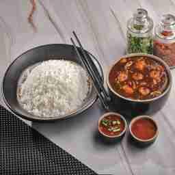 Prawn canton rice