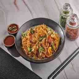 Egg singapore noodles