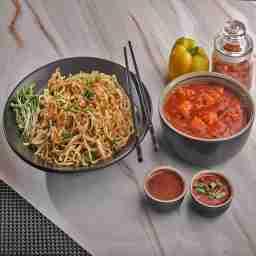 Chicken dragon special noodles