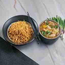 Prawn chinese chop suey