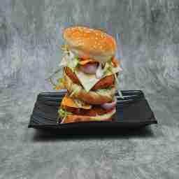 Chicken double decker burger