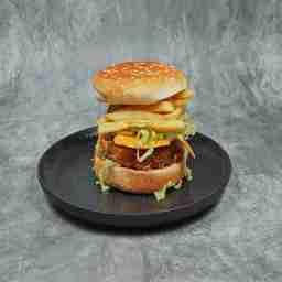 Veg street burger