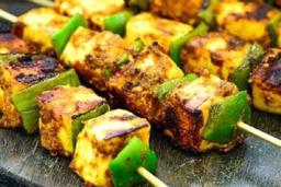 Tangy grilled paneer skewers