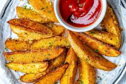 Herbed potato wedges