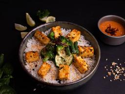 Grilled paneer rice bowl
