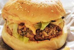 Classic veg cheese burger