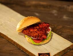 Grilled fish burger