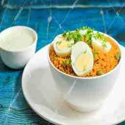Egg biryani (non-veg rice)