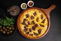 Bacon & egg pizza