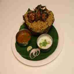 Chicken pepper dry biryani