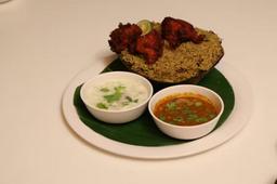 Chicken kabab biryani