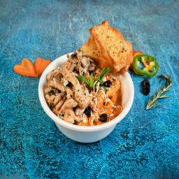 Pasta pink sauce chicken
