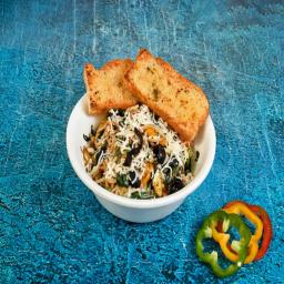 Pasta aglio olio chicken