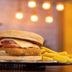 Paneer tikka burger
