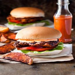 Peri peri chicken burger