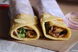 Chicken tikka roll