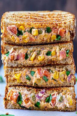 Grilled vegetarian sandwich