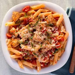 Chicken arrabiatta pasta