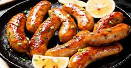 Grilled chicken sausages