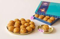 Besan laddu.