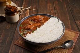 Dhaba style chicken chawal