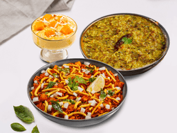 Poha and khichdi combo
